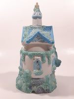 Palm Tree Church 6 1/2" Tall Ceramic Building