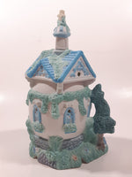 Palm Tree Church 6 1/2" Tall Ceramic Building