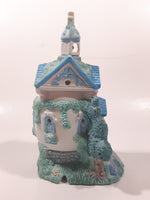 Palm Tree Church 6 1/2" Tall Ceramic Building