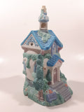 Palm Tree Church 6 1/2" Tall Ceramic Building