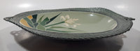 Vintage O.S.K. Line Japanese Hand Painted Lacquerware Bowl Dish