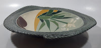 Vintage O.S.K. Line Japanese Hand Painted Lacquerware Bowl Dish