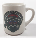 Denny's Bah-Humbug! Christmas Themed Light Grey 3 3/4" Tall Ceramic Coffee Mug Cup
