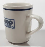 IHOP Restaurant Oneida B-12 Blue Stripe 3 3/4" Tall Ceramic Coffee Mug Cup