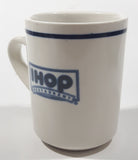 IHOP Restaurant Oneida B-12 Blue Stripe 3 3/4" Tall Ceramic Coffee Mug Cup