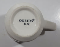 IHOP Restaurant Oneida B-12 Blue Stripe 3 3/4" Tall Ceramic Coffee Mug Cup