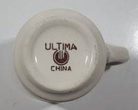 Cactus Club Cafe Vancouver, B.C. Cow Themed Ultima China 3 3/4" Tall Ceramic Coffee Mug Cup