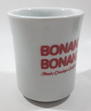 Vintage Schmidt Porcelain China Bonanza Restaurant Steak Chicken Seafood Salad 3 3/4" Tall Coffee Mug Cup