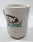 A & W Special Blend 3 3/4" Tall Ceramic Coffee Mug Cup