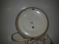 Retro Mid-Century Ingraham 7" Round Electric Plug In Wall Clock Toronto, Canada - Working