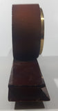 Vintage Vesna Soviet Union USSR Russian 15 3/4" Wide Wood Cased Key Wind Mantle Clock Needs Repair