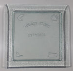 Vintage Canadian Airlines 27+ Years Employee Recognition Service Award 12" x 12" Glass Platter Dish