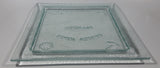 Vintage Canadian Airlines 27+ Years Employee Recognition Service Award 12" x 12" Glass Platter Dish