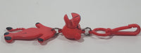 Vintage 1980s John Stanley Pink Panther Shaped Plastic Key Chain Clip