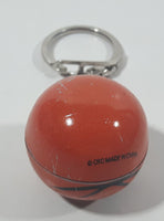 Orange Pumpkin Halloween Jack O Lantern Shaped 7/8" Key Chain