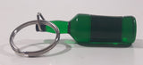 Catto's Rare Old Scottish Highland Whisky Green Bottle Shaped Plastic 2 1/8" Tall Key Chain