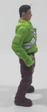 Chap Mei Dino Valley Bright Green Top Brown Pants 4" Tall Toy Action Figure