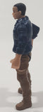 Chap Mei Style Dark Blue Shirt Brown Pants Man 4" Tall Toy Action Figure