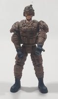 Chap Mei S1 Sentinel 1 Army Military Soldier 4" Tall Toy Action Figure - Brown Camo