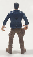 Chap Mei Style Dark Blue Shirt Brown Pants Man 4" Tall Toy Action Figure