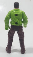 Chap Mei Dino Valley Bright Green Top Brown Pants 4" Tall Toy Action Figure