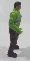 Chap Mei Dino Valley Bright Green Top Brown Pants 4" Tall Toy Action Figure