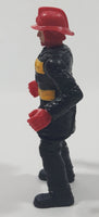 Chap Mei Rescue Squad Fireman Fire Fighter 3 3/4" Tall Toy Action Figure