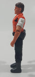 Bass Pro Shops Fisherman in Orange Vest 3 7/8" Tall Toy Action Figure