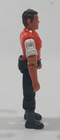 Bass Pro Shops Fisherman in Orange Vest 3 7/8" Tall Toy Action Figure