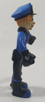 KidKraft Everyday Heroes Police Officer Cop Rubber Bendable 4 5/8" Tall Toy Action Figure