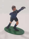 Decopac Soccer Football Goalie in Dark Blue 3" Tall Cake Topper Toy Figure