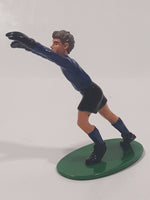 Decopac Soccer Football Goalie in Dark Blue 3" Tall Cake Topper Toy Figure