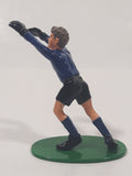 Decopac Soccer Football Goalie in Dark Blue 3" Tall Cake Topper Toy Figure