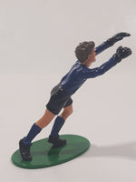 Decopac Soccer Football Goalie in Dark Blue 3" Tall Cake Topper Toy Figure