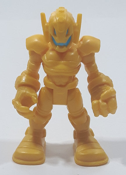 2014 Hasbro Playskool Marvel Super Hero Squad Ultron Sentry Yellow 2 1/2" Tall Plastic Toy Figure