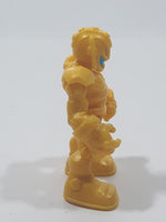 2014 Hasbro Playskool Marvel Super Hero Squad Ultron Sentry Yellow 2 1/2" Tall Plastic Toy Figure