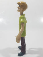 1999 Hanna Barbera Scooby-Doo! Shaggy 5 1/4" Tall Bendable Posable Rubber Toy Figure