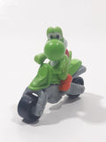 2014 McDonalds Nintendo Mario Kart Yoshi on Dirt Bike 2 3/4" Tall Toy Figure