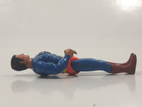 Vintage 1979 DC Comics Superman 4" Tall Toy Action Figure - No Cape