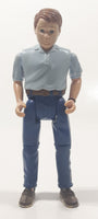 1998 Fisher Price Loving Family Dad Father in Blue and Light Blue 6" Tall Toy Action Figure