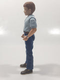 1998 Fisher Price Loving Family Dad Father in Blue and Light Blue 6" Tall Toy Action Figure