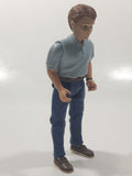 1998 Fisher Price Loving Family Dad Father in Blue and Light Blue 6" Tall Toy Action Figure