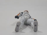 2008 Hasbro LFL Star Wars Clone Wars Clone Trooper Orange 4" Tall Toy Action Figure