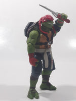 2015 Playmates Paramount Pictures TMNT Teenage Mutant Ninja Turtles Raphael 5 1/2" Tall Toy Action Figure Talking with Sound