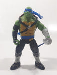 2015 Playmates Paramount Pictures TMNT Teenage Mutant Ninja Turtles Leonardo 5" Tall Toy Action Figure Talking with Sound