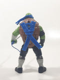 2015 Playmates Paramount Pictures TMNT Teenage Mutant Ninja Turtles Leonardo 5" Tall Toy Action Figure Talking with Sound