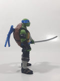 2015 Playmates Paramount Pictures TMNT Teenage Mutant Ninja Turtles Leonardo 5" Tall Toy Action Figure Talking with Sound