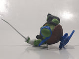 2015 Playmates Paramount Pictures TMNT Teenage Mutant Ninja Turtles Leonardo 5" Tall Toy Action Figure Talking with Sound