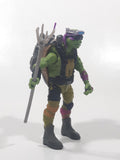 2015 Playmates Paramount Pictures TMNT Teenage Mutant Ninja Turtles Donatello 5 1/2" Tall Toy Action Figure Talking with Sound