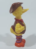 JHP Sesame Street Big Bird in Cowboy Attire 3 1/4" Tall PVC Toy Figure